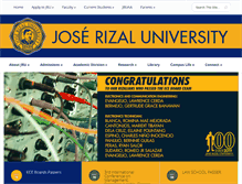 Tablet Screenshot of jru.edu